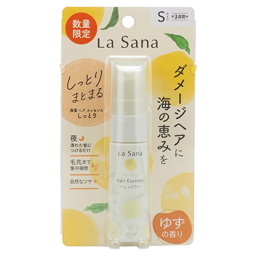 ラサーナ（La Sana） 海藻ヘアエッセンス しっとり Sサイズ ゆずの香り