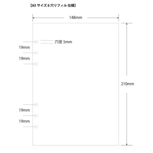 エヌ・プランニング NOW ON DAYS A5 リフィル 2mmGrid 中厚口 LR-1021