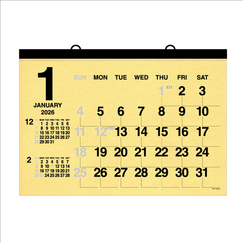 knknページ 2026年版・壁掛】 エヌ・プランニング A2 クラフト CK-04｜【ハンズ