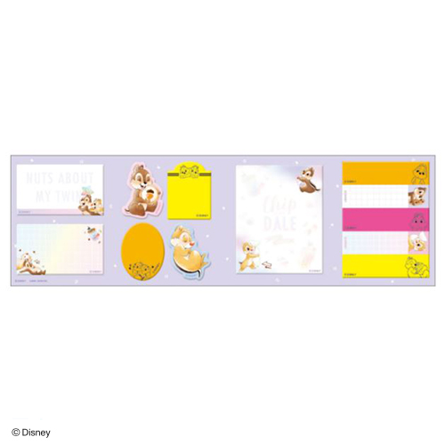 カミオジャパン キャラクターbook型付箋 チップ デール ノート メモ 付箋紙 東急ハンズネットストア