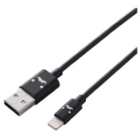 エレコム 1.2m カラフルLightningケーブル FUAL12C ブラック