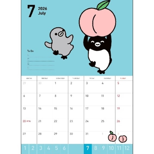 Suicaページ Suicaのペンギン クリアペンケース（ティータイム）:オレンジ