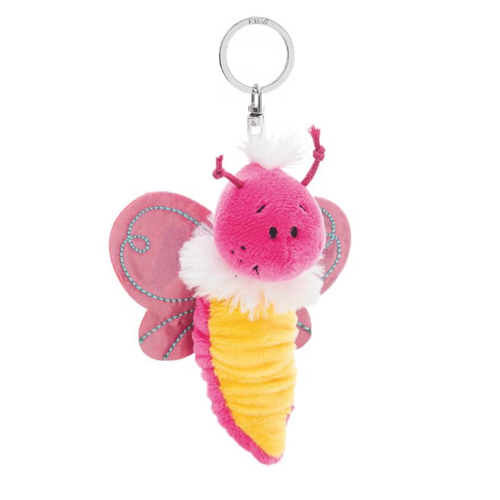 ニキ（NICI） キーホルダー GH26 フリビーズ バタフライ ピンク 10cm