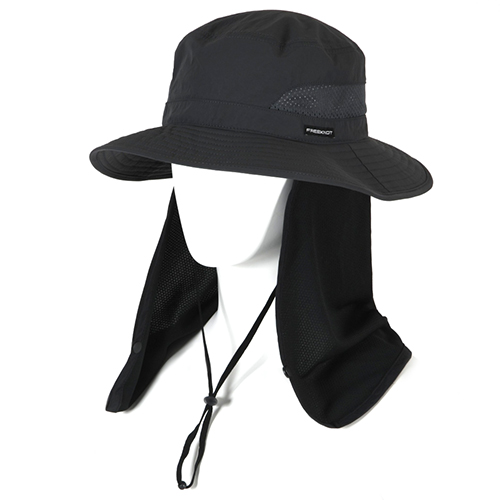 【試着のみ】PUTON／プットオン　ハット　綿　　黒　お洒落 試着のみ】PUTON／プットオン ハット 綿 黒 お洒落