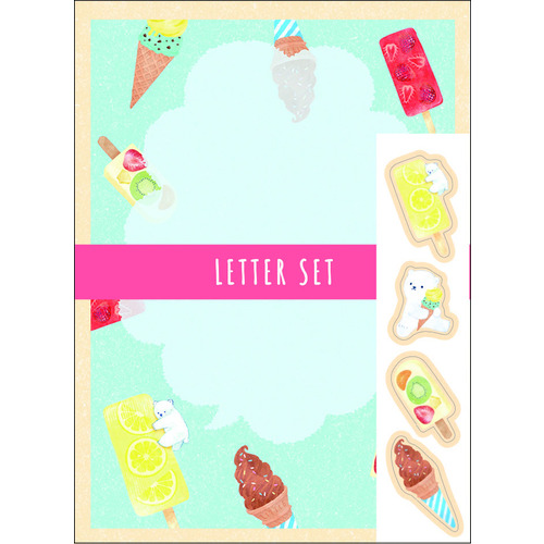 アートプリントジャパン 夏レターセット Serico アイス レターセット 便箋 レターセット 東急ハンズネットストア