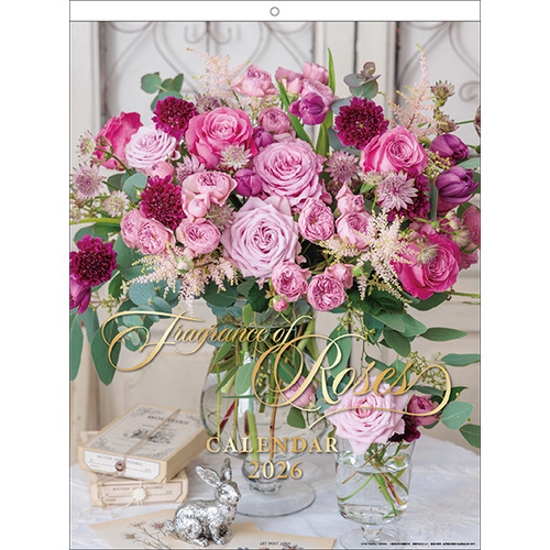 2026年版・壁掛】 アートプリントジャパン（A.P.J.） ばらの香り 054