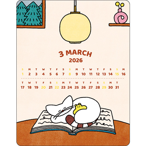 2026年版・卓上】 アートプリントジャパン（A.P.J.） アクリルクリップ