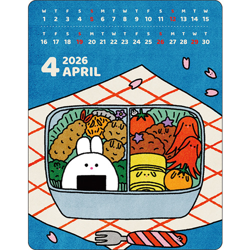 2026年版・卓上】 アートプリントジャパン（A.P.J.） アクリルクリップ