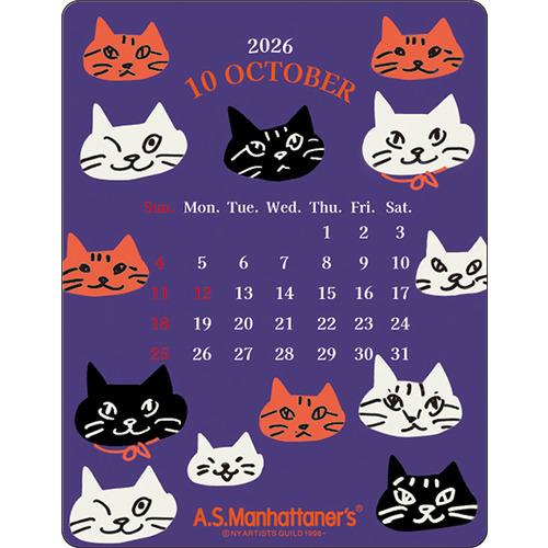 2026年版・卓上】 アートプリントジャパン（A.P.J.） アクリルクリップ