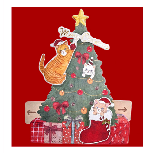 クリスマス】 アートプリントジャパン スライドポップアップ