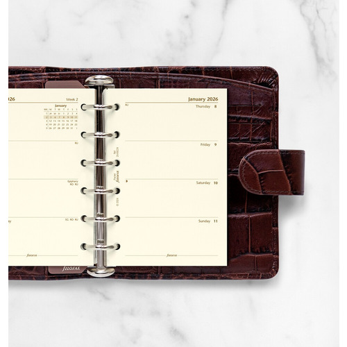 2026年1月始まり】 ファイロファックス（Filofax） 見開き1週間 月－日