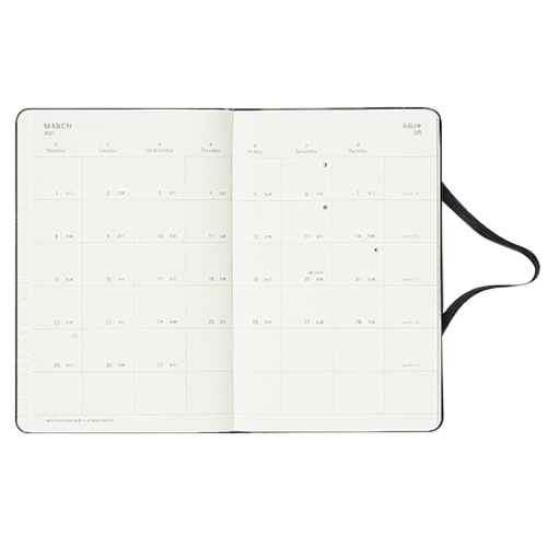 21年4月始まり モレスキン Moleskine 手帳 ハードカバー ポケットサイズ マンスリー Dhb12mn2jy21 ブラック 月曜日 手帳 日記帳 ダイアリー 東急ハンズネットストア