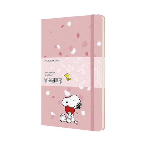 モレスキン さくらピーナッツ限定ノート 横罫 ラージサイズ Lepsqp060b ピンク ノート メモ 大学ノート 綴じノート 東急ハンズネットストア