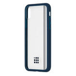 【iPhoneX】 モレスキン ハードケース ゴム紐柄 718995 ブルー