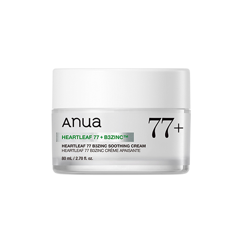 アヌア（Anua） ドクダミ77 B3ZINC スージングクリーム 80mL 【店頭