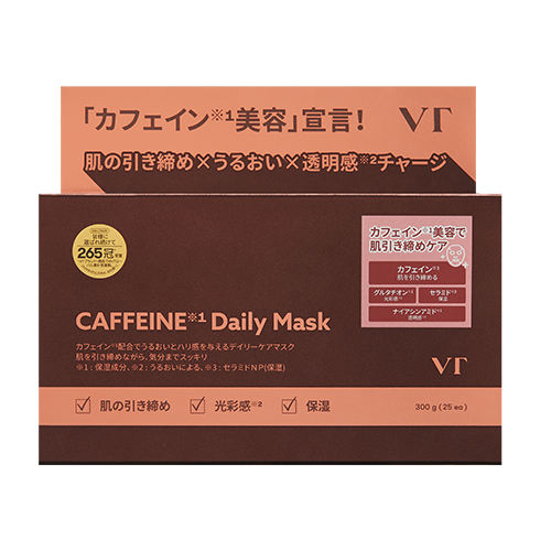 ブイティー（VT） カフェインデイリー マスク 25枚入｜【ハンズネット