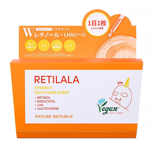 ネイチャーリパブリック レチララ デイリーシートマスク 30枚入