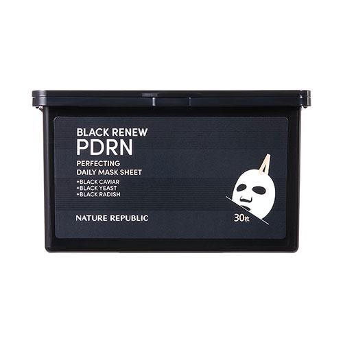 ネイチャーリパブリック ブラックPDRN デイリーシートマスク 30枚入