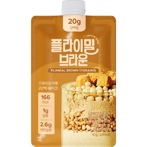 フライミール（FLIMEAL） シェイク ブラウン 1P 45g ※軽減税率対象商品