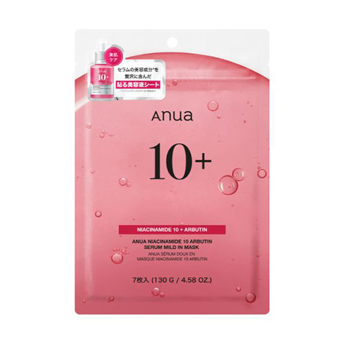 アヌア（Anua） ナイアシン10アルブチンセラムマスク 7枚入り 【店頭
