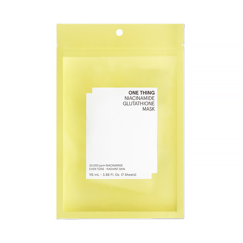 ワンシング（ONE THING） ナイアシンアミドグルタチオンマスク 7枚入