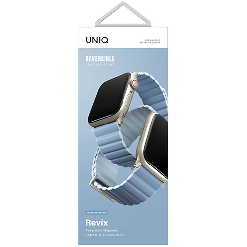 ユニーク（UNIQ） Revix Reversible Magnetic Leather＆Silicone Strap