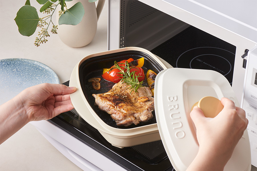 MUK レンジメートプロ スクエア バイブルーノ ホワイト｜【ハンズ