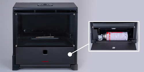 岩谷産業 イワタニ（Iwatani） カセットガス暖炉 MYDANRO CB-MDR-1 黒