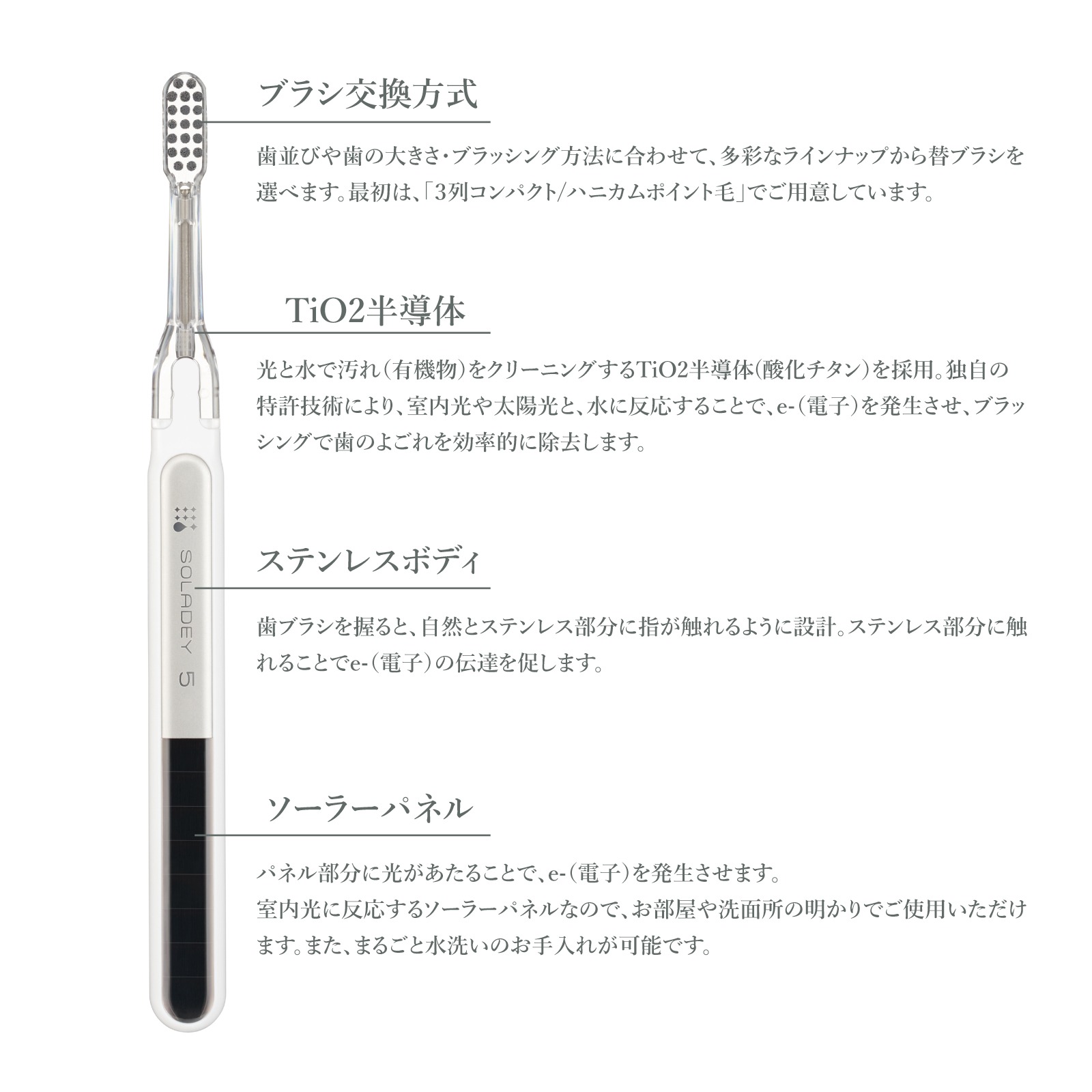 ソラデー（SOLADEY） ソラデー5 ブラック｜【ハンズネットストア】