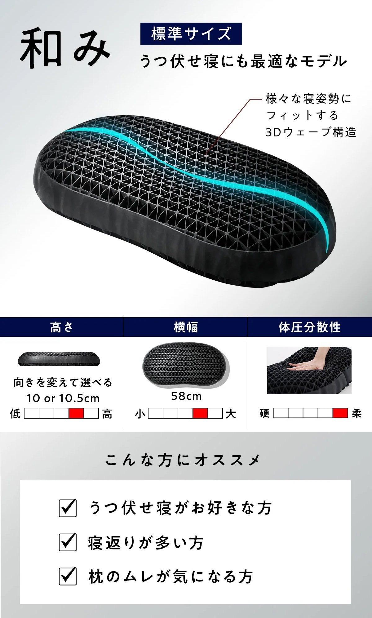 太陽 ヒツジのいらない枕 和み｜【ハンズネットストア】